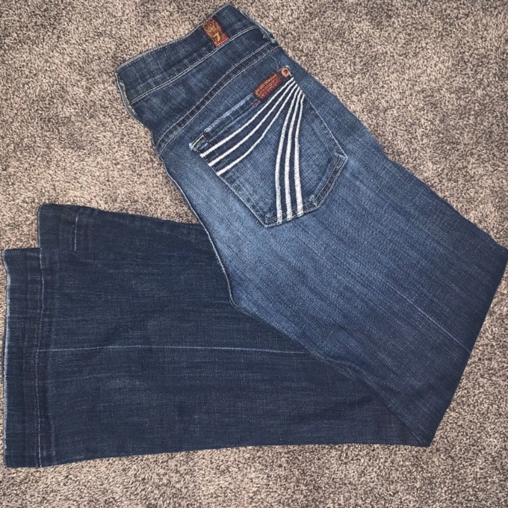 7 for all mankind dojo flip flop jeans